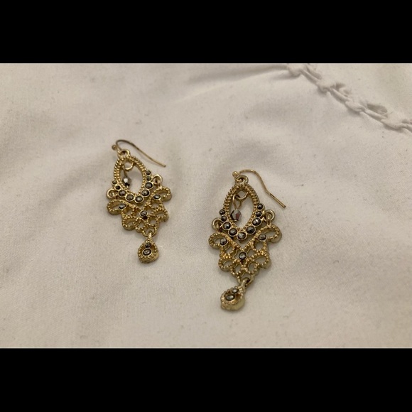 Dangly Chandelier Earrings - Picture 2 of 3